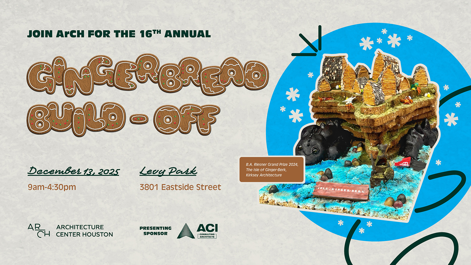 Gingerbread Build Off - AIA Houston